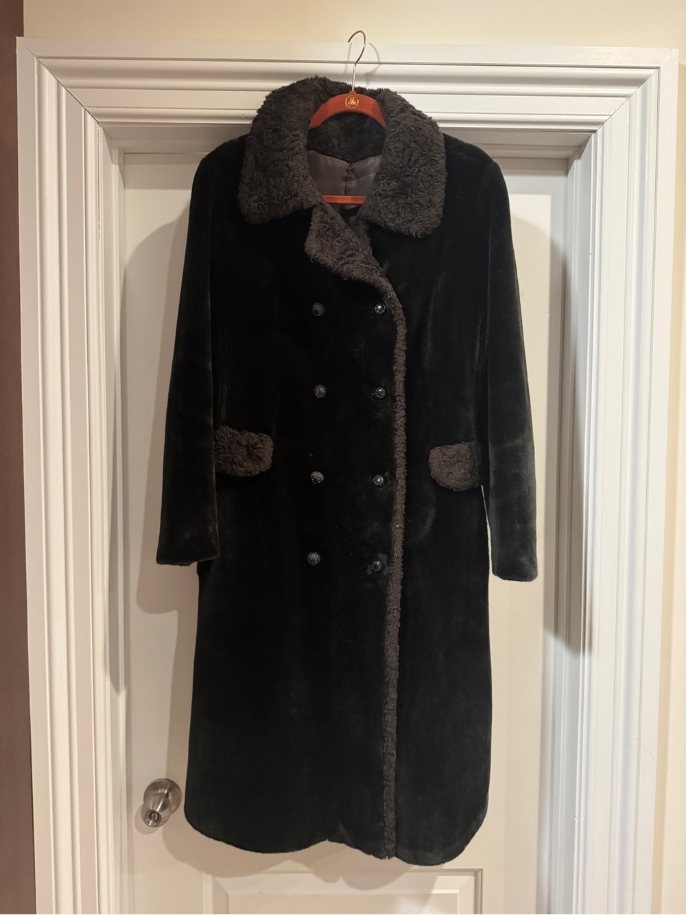Vintage 60s/70s Borgazia faux fur coat styled by Fairmoor